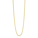 ZINZI zlv. palmier collier 80 cm geel verguld