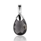 ZINZI Sterling Silver Pendant Drop Dark Grey ZIH1171Z
