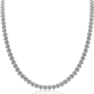 ZINZI Sterling Silver Luxurious Necklace Rolex-style Chain width 5mm 43cm ZIC1997