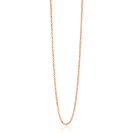 ZINZI zlv. jasseron collier 90 cm rosé verguld