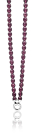 ZINZI Necklace with Red Purple Pearls 43cm ZIC401PB-S
