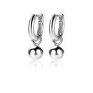 6mm ZINZI Sterling Silver Earrings Pendants Beads ZICH1930 (excl. hoop earrings)