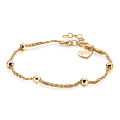 ZINZI Gold Plated Sterling Silver Fantasy Bracelet 17,5-20,5cm ZIA1128G