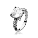 ZINZI Sterling Silver Ring White ZIR937
