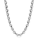 ZINZI Sterling Silver Round Chain Necklace 45cm ZIC1702