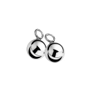 10mm ZINZI Sterling Silver Earrings Pendants Bead ZICH716 (excl. hoop earrings)