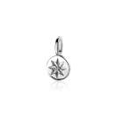 ZINZI Sterling Silver Round Pendant Sun ZIH2068