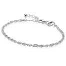 ZINZI zlv. armband fantasie koord