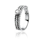 ZINZI Sterling Silver Ring White ZIR798