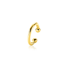 12,5mm ZINZI Gold Plated Sterling Silver Ear Cuff Smooth (price per piece) ZIO-CUFF1G