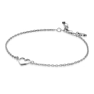 ZINZI Sterling Silver Bracelet Open Heart ZIA1420