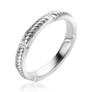 ZINZI Sterling Silver Stackable Ring with Sturdy Twist 3mm width ZIR2395