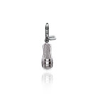 ZINZI Sterling Silver Charm Flip Flop CHARMS47