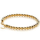 ZINZI Gold Plated Sterling Silver Bracelet Beads 17-20cm ZIA1010G