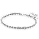 ZINZI Sterling Silver Rope Chain Bracelet width 2,6mm ZIA2386