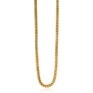 ZINZI Gold Plated Sterling Silver Chain Necklace width 4,5mm 45cm ZIC1057G