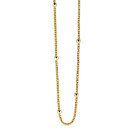 ZINZI Gold Plated Sterling Silver Fantasy Necklace 42-45cm ZIC1128G