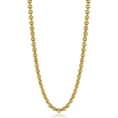 ZINZI Gold Plated Sterling Silver Necklace Round Chains width 5mm 45cm ZIC2239G