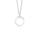 20mm ZINZI Sterling Silver Pendant Shiny Coin to Engrave ZIH2345-20 (excl. necklace)