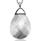 ZINZI Sterling Silver Pendant White ZIH555W