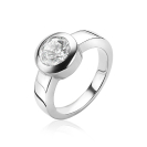 ZINZI Sterling Silver Exchangeable Ring Round ZIR1