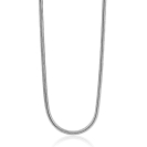 ZINZI Sterling Silver Snake Necklace 1,5mm width 42cm ZISL15-42