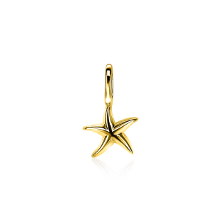 ZINZI Gold Plated Sterling Silver Pendant Starfish ZIH2064G