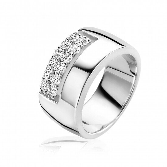 ZINZI Sterling Silver Ring by Dutch Designer Mart Visser MVR17