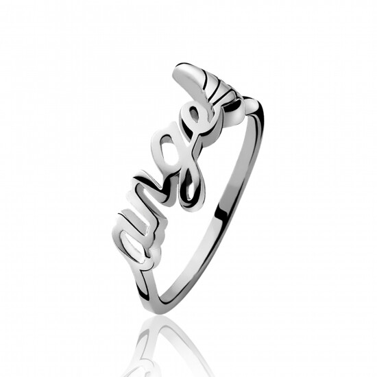 ZINZI by Fatima Sterling Silver Angel Ring for Girls ZBFR13