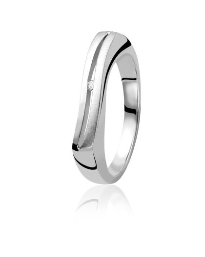 ZINZI DIAMONDS Sterling Silver Ring ZDR11