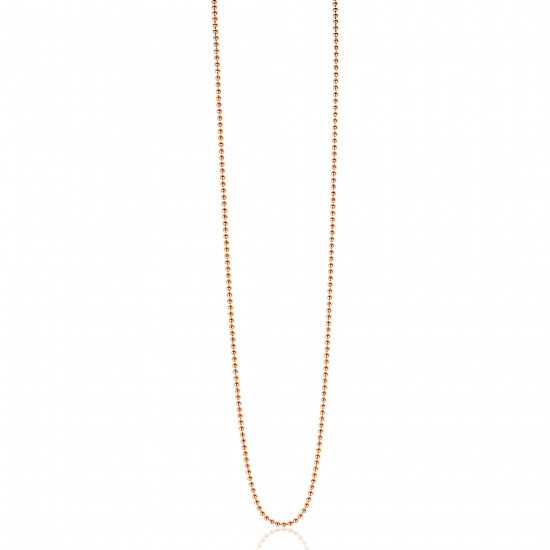ZINZI zlv. bol collier 70 cm rosé verguld