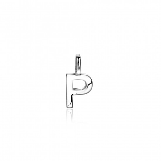 ZINZI Sterling Silver Letter Pendant P ZIH2140P