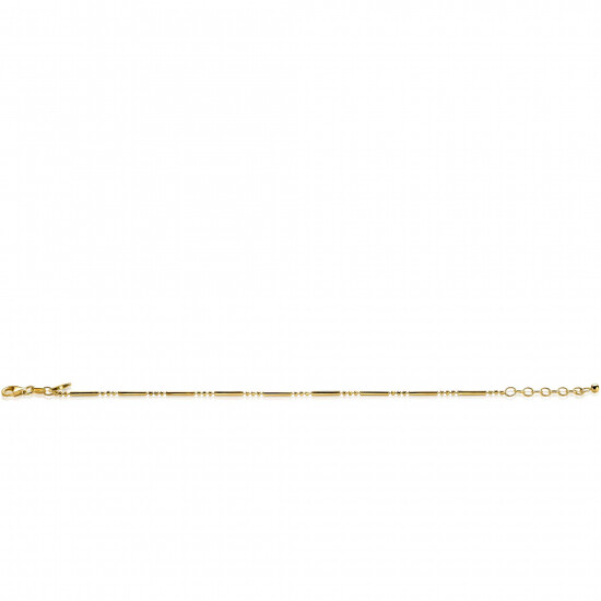 ZINZI Gold Plated Sterling Silver Fantasy Bracelet Bars ZIA1452G