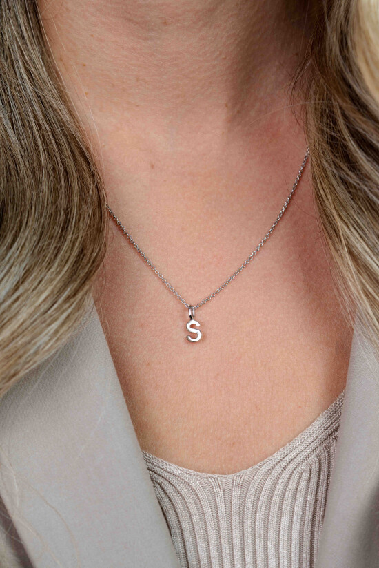 ZINZI Sterling Silver Letter Pendant S ZIH2140S