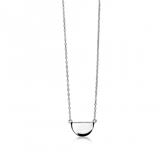 ZINZI Sterling Silver Necklace Crescent Moon Moon 40-42cm ZIC1394