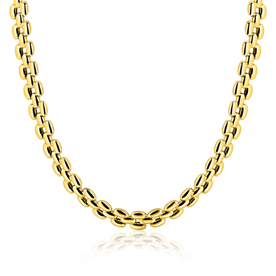 ZINZI zlv. collier gg.verg.rolex-style breed 8mm 43cm