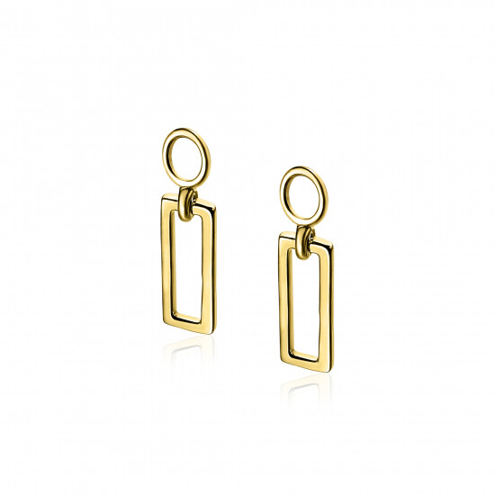 ZINZI Gold Plated Sterling Silver Earrings Pendants ZICH1692G (excl. hoop earrings)