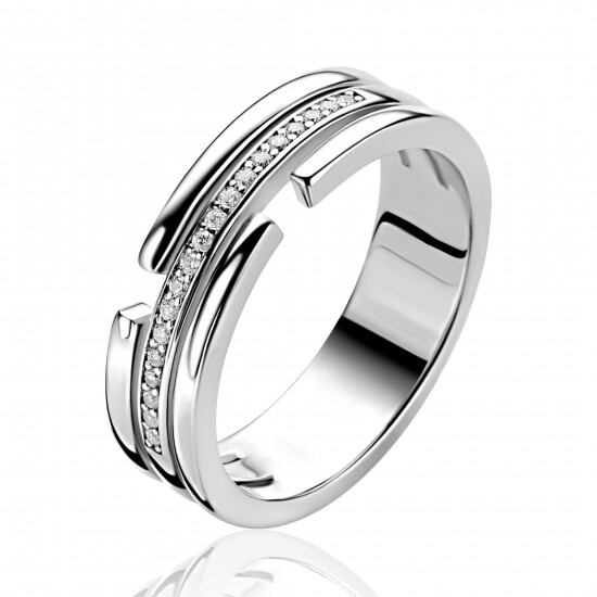 ZINZI zlv. ring 3banen 1xzirc.en tussenruimtes mt.62