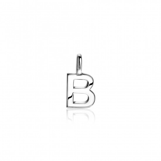 ZINZI Sterling Silver Letter Pendant B ZIH2140B