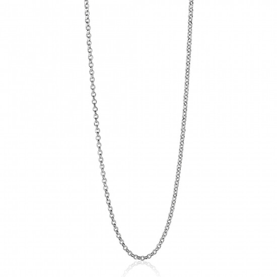 45cm ZINZI Sterling Silver Rolo Chain Necklace ZILC-J45