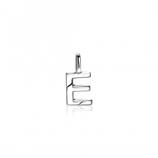 ZINZI Sterling Silver Letter Pendant E ZIH2140E
