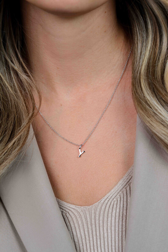 ZINZI Sterling Silver Letter Pendant Y ZIH2140Y