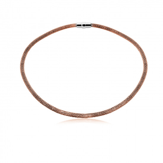 ZINZI Rose Gold Plated Sterling Silver Necklace 43cm ZIC681R