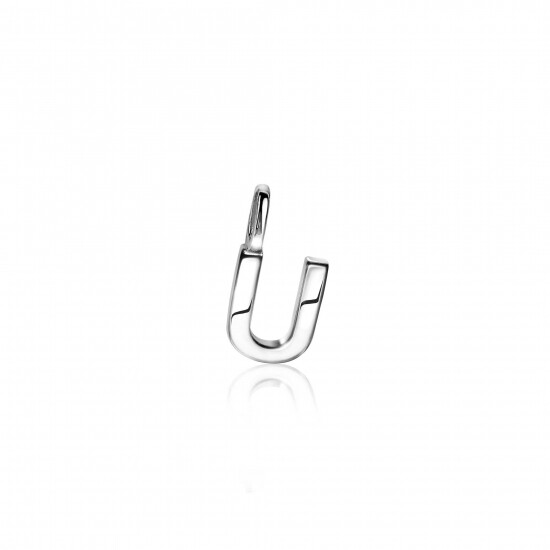 ZINZI Sterling Silver Letter Pendant U ZIH2140U