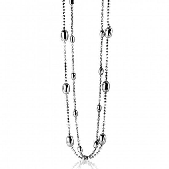 ZINZI Sterling Silver Fantasy Necklace 42-45cm ZIC1191