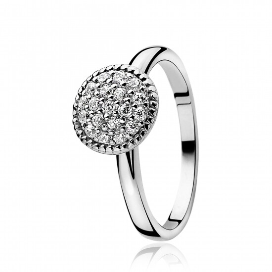 ZINZI Sterling Silver Ring White ZIR930