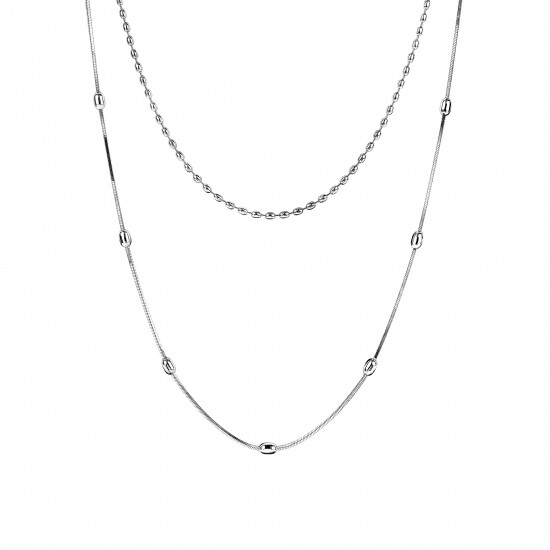 ZINZI Sterling Silver Multi-look Necklace 40-45cm ZIC1345