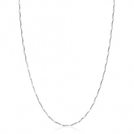 ZINZI Sterling Silver Chain Necklace with Shiny Arrow-shaped Chains width 1,5mm 42-45cm ZIC2414