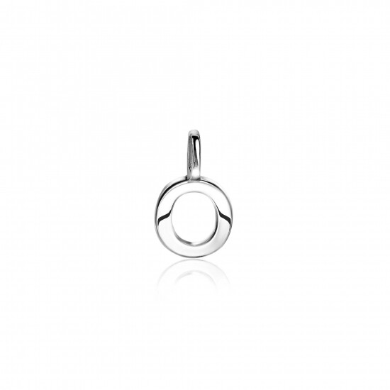 ZINZI Sterling Silver Letter Pendant O ZIH2140O