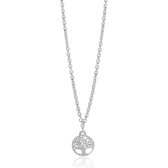 ZINZI zlv. collier met bedel levensboom